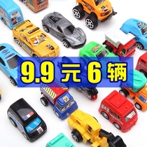 Toy return car mini car sub project model creative gift gift digger boy bus forklift