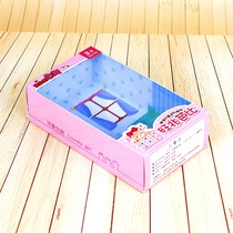 Single packaging display dustproof gift bag box PVC transparent paper cute doll box toy doll plastic
