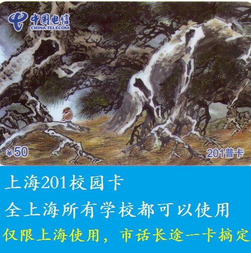Card Net Automatic Shipping Shanghai 201 City Talk Card Campus Special Card Sleeping Room Telephone Card valid 20230630