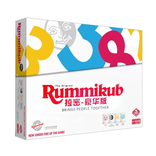 Подлинная плата Rummikub Pointraper Board of Venus Mahjong Детская головоломка логика Luxury Edition Toys Digital Sip
