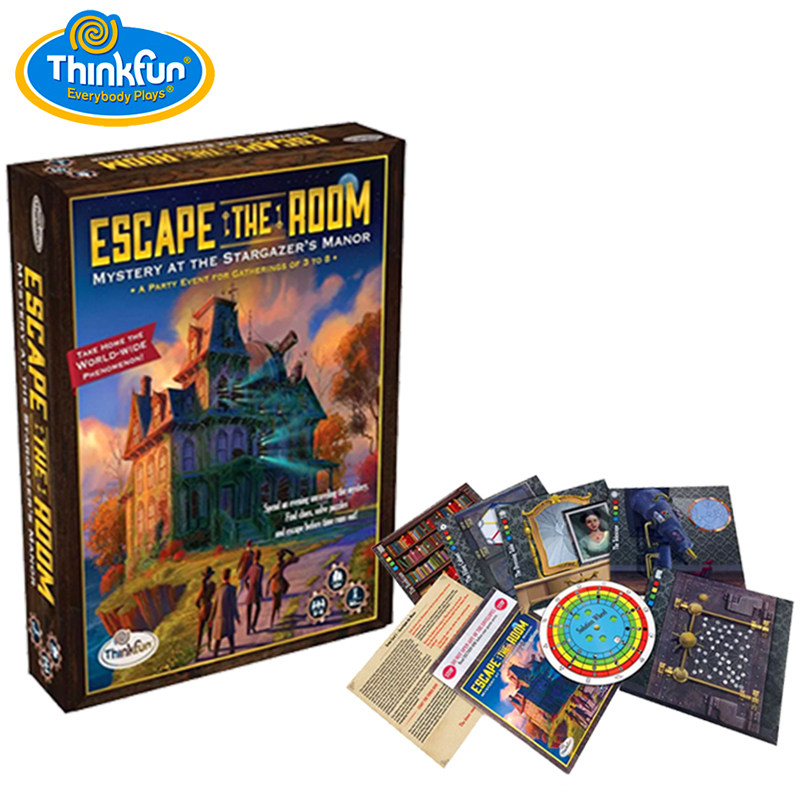 American Thinkfun Moms escape the mystery of the estate of astronomers multiplayer Puzzle Game Props