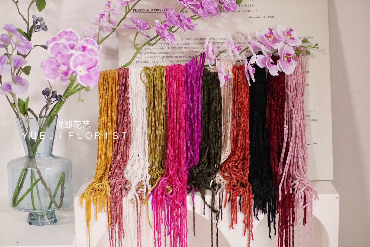 Wedding house floral flow Su emulation flower flow Suwedding room decoration atmosphere sensation Stream Su Yongsheng hanging rice lovers in tears-Taobao