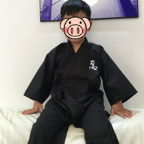 Childrens ninja clothing childrens creative clothing cotton short sleeve set 2021 New Japanese childrens clothing