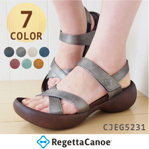 Japanese RegettaCanoe women fashion Nissan soft-soled comfortable sandals leather sandals