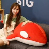 Красная подушка, кукла, плюшевая акула, игрушка для сна