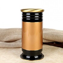 Taiwan pure copper bicolor incense barrel Home inserted incense barrel Fragrant Drum Set Fragrant Cylinder Buddha Supplies For Buddhas Property Bronze Incense Cylinder