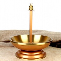 Buddhas incense track Supplies pan fragrant shelf Honolulu fragrant inserts incense holder 7 5 inch Taiwan pure bronze incense pan sandalwood shelves