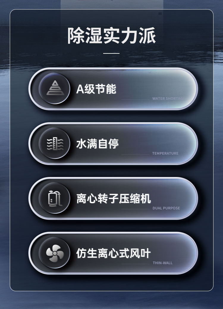 Осушитель воздуха 原装惠而浦除湿机大面积抽湿别墅大功率变频抽湿机省电静音除湿机