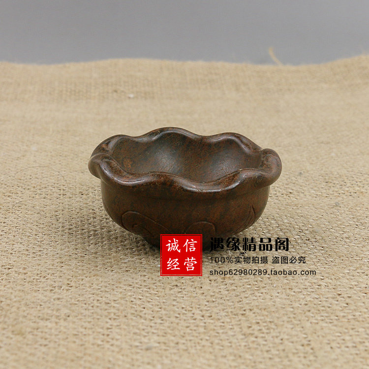 Antique doing old old Xiu jade lace with small bowls of small cups of ancient jade and ancient jade instrumental mini-small pen wash