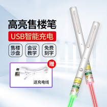 Whistle H2 Green laser pen long-range laser flashlight power sales building sandpan musb charging infrared