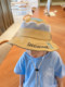 Children's sun hat baby summer thin hat boy anti-UV fisherman hat girl sun protection hat sun hat