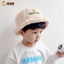 Baby hat autumn and winter boy handsome personality girl fashion foreign children fisherman hat thick winter warm tide