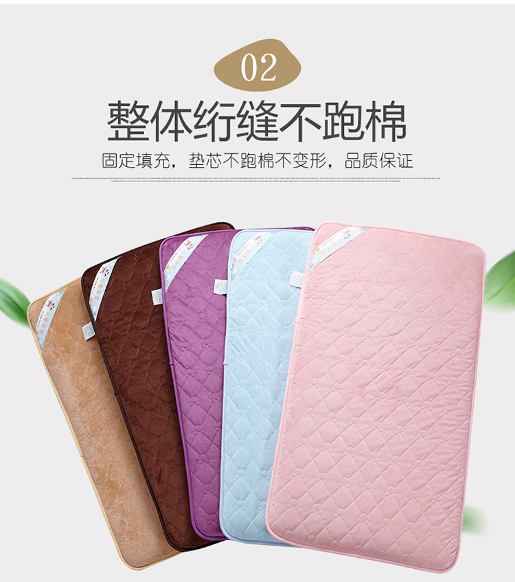trẻ em mẫu giáo nôi nệm trượt siêu nhung mềm pha lê tatami mat nap làm Four Seasons chung - Nệm nệm kim cương 1m6