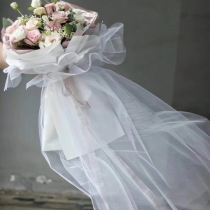 One-year-old Sanhua 1 6 meters fairy yarn Korean flowers packaging materials 99 roses big bouquets bao hua gauze