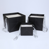 One-year-old three-flower Square gift bag flower handbag bouquet box flower shop packaging material paper gift box bag