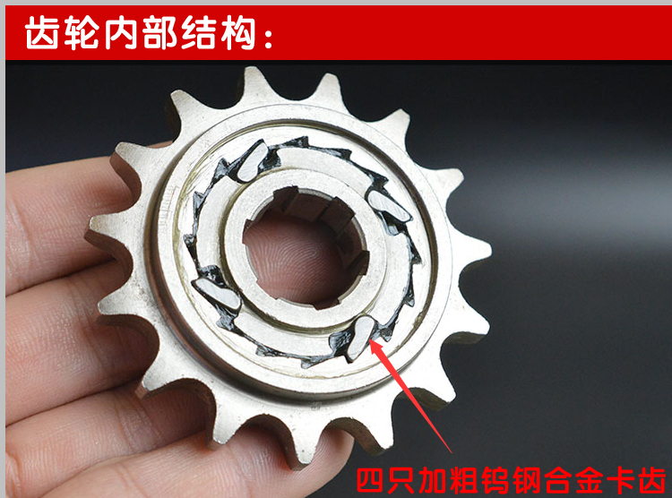 Bánh xe dầm cong tiết kiệm nhiên liệu - Xe máy Gears 	nhông số xe máy