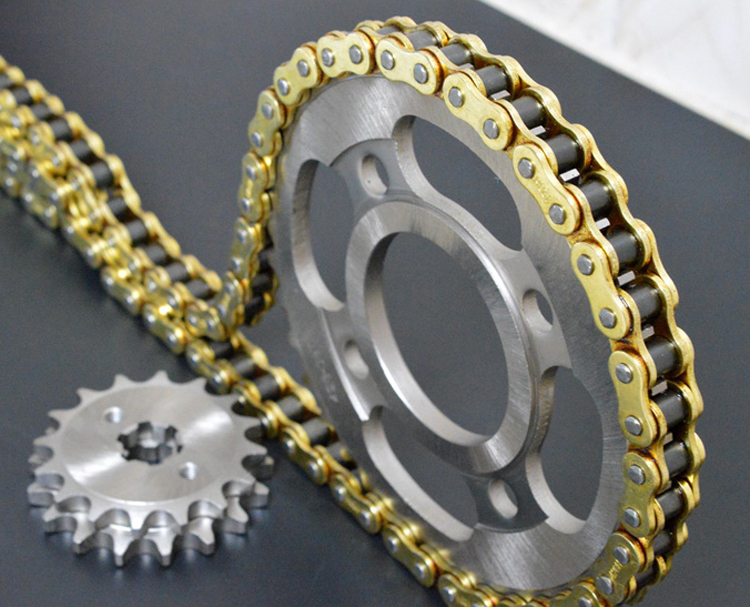 Xích xe máy Haojue Suzuki DK125S xích xích DK150 bánh xích lớn HJ150-30 - Xe máy Gears Bộ nhông sên dĩa Winner