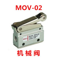 Pneumatic component mechanical valve MOV-02 lever roller type two-position two-way mechanical valve travel switch 1 minute caliber