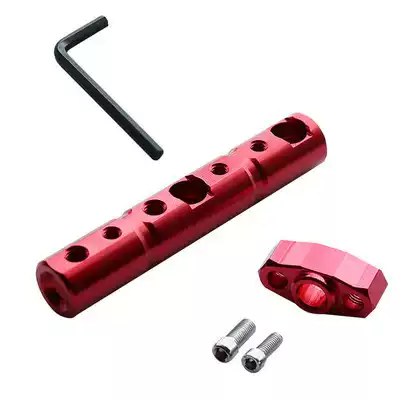 Locomotive multi-function extension pole scooter electric vehicle rear mirror spotlight bracket mobile phone navigation bracket charging