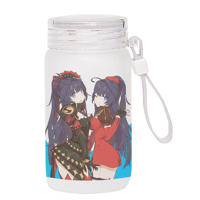 Honkai Impact 3 anime game glass cup Yae Sakura peripheral water cup custom cup Kiana gift creative customization