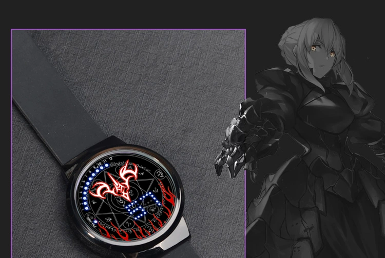 Anime ngoại vi Fate Black Jeanne dArc Student Hai chiều Sword Art Online Naruto Kamen Rider Watch - Carton / Hoạt hình liên quan