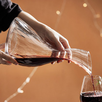 Red wine decanter home crystal glass creative S-type vertical wine decanter swan wine flask