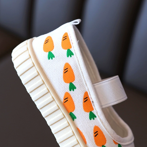 Милые туфли, тканевые детские кроссовки для отдыха, 2023, в корейском стиле, на резинке