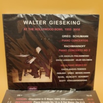 Current MC1041 Gieseking 1955-1956 Hollywood Bowl Live Recording Collection 2CD