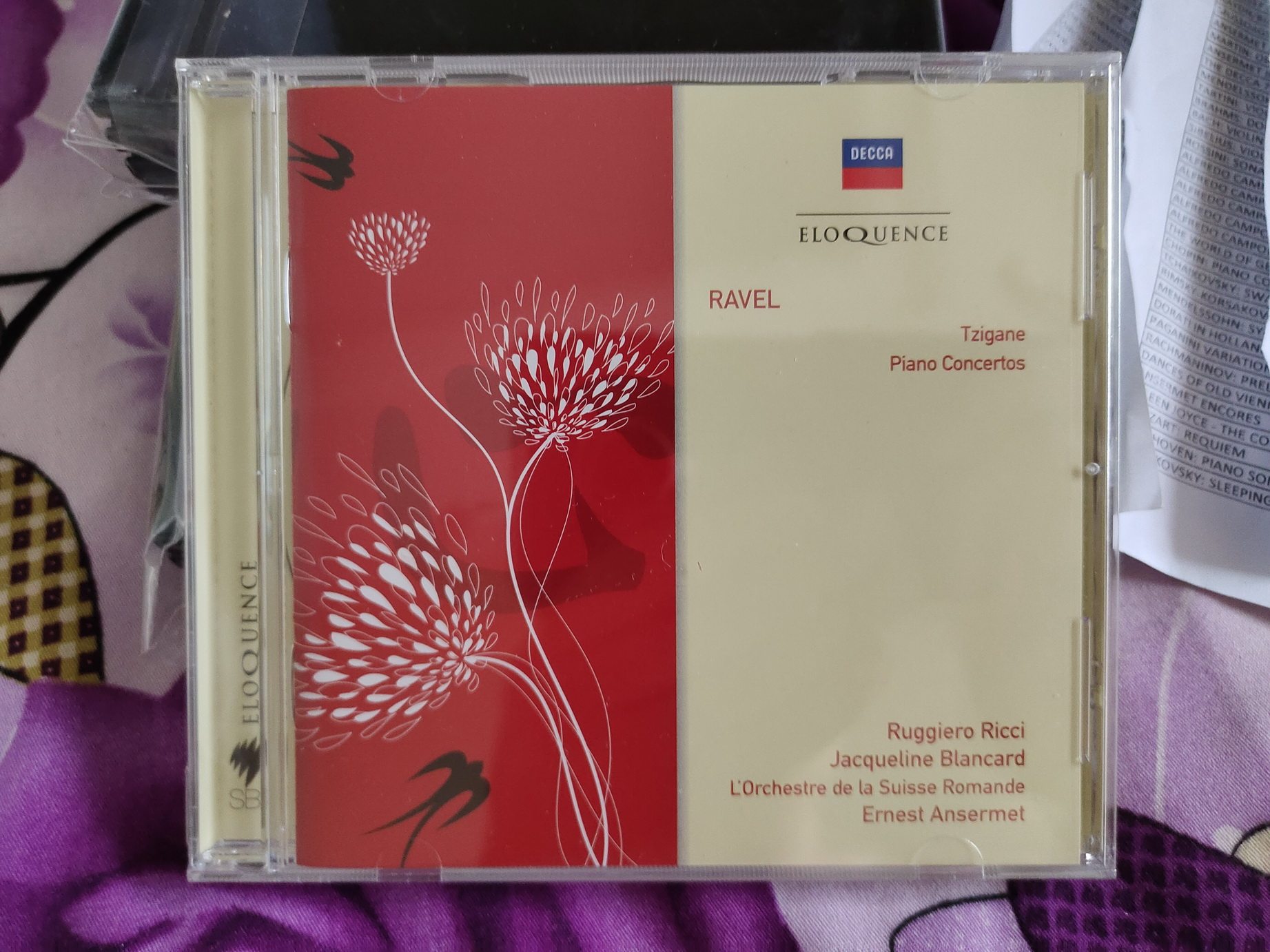 ELQ4800070 Ravel Concerto Set Ansermet Ansermet Ricci Blancard