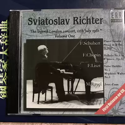 ERR Classic ER 10050-01 Richter Richter London and Warsaw live recording