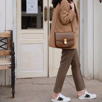 Zhao type Tokyo Dai Guanshan Japanese fabric_not easy wrinkled straight smoking pants high waist ankle-length pants