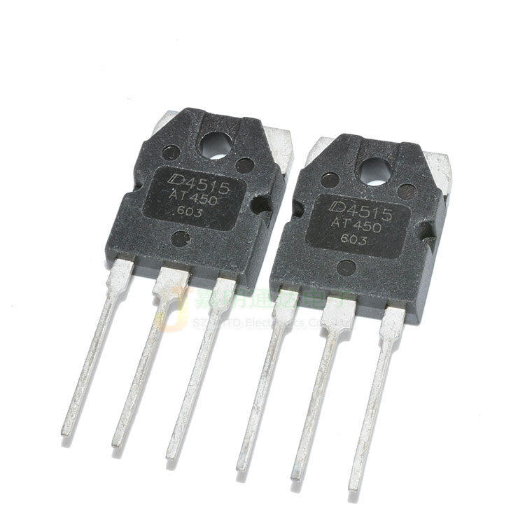 [USD 5.25] In Stock 3DD4515 D4515 NPN Triode Switch Tube TO-3P 400V 15a ...