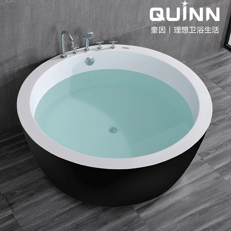 Quinn double couple color hotel home adult jacuzzi round independent Japanese European net red bath