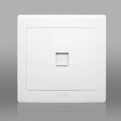 Household 86 type concealed switch socket panel network route optical fiber information network interface network plug computer socket