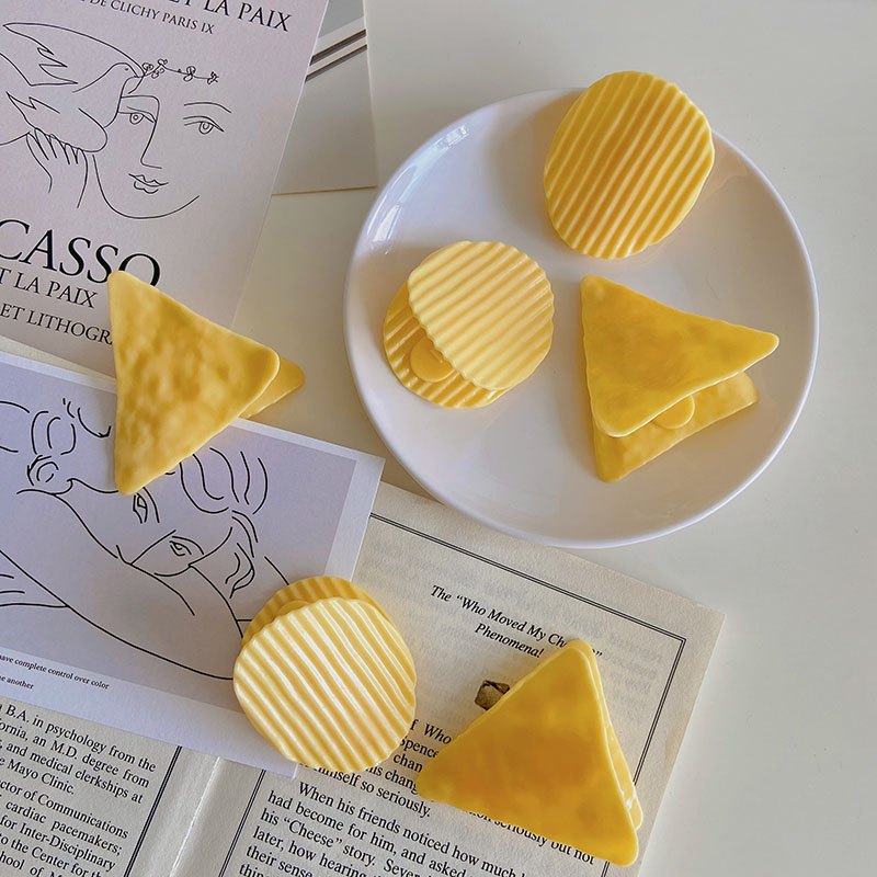 ins cute creative potato chip styled closure clip kitchen home food freshness seal clip snacks intake clip
