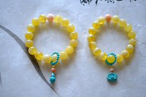 Zenjing Original Mineral Natural Gold Stranded Beeswax Unoptimized Powder Carved Pieces Pure Gold Original Mineral Turquoise Design Hand Beads Ya