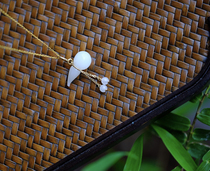 Fu Lu 18k Gold Inlaid Su seed material Level white gourd seed flow Su Lingqi small pendant special