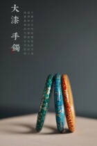 An absolutely beautiful art temperament bracelet non-relic as purple sandalwood large lacquer bracelet Classical Round bracelet