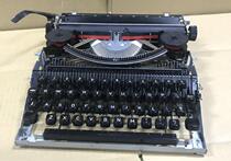 Vintage] Vintage metal mechanical English typewriter Imported movement Nude art can be used normally