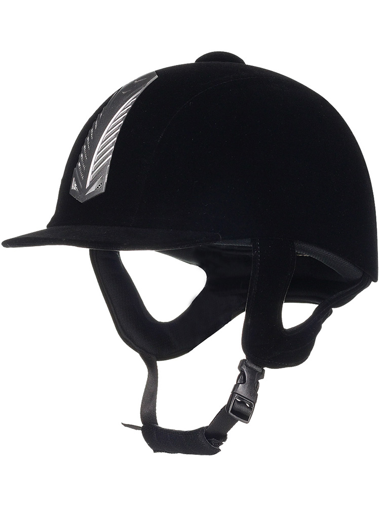 BRAMMO Men's and women's equestrian helmets Children's riding hats Horse helmets Polo hats Harness equipment supplies Suede breathable