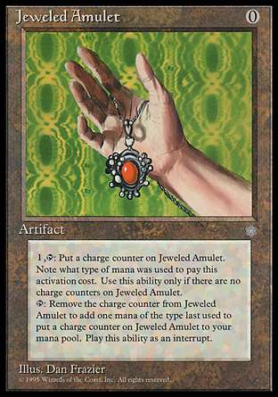 Magic Landscape jewel amulet Jeweled Amulet English ice and snow 9 pint