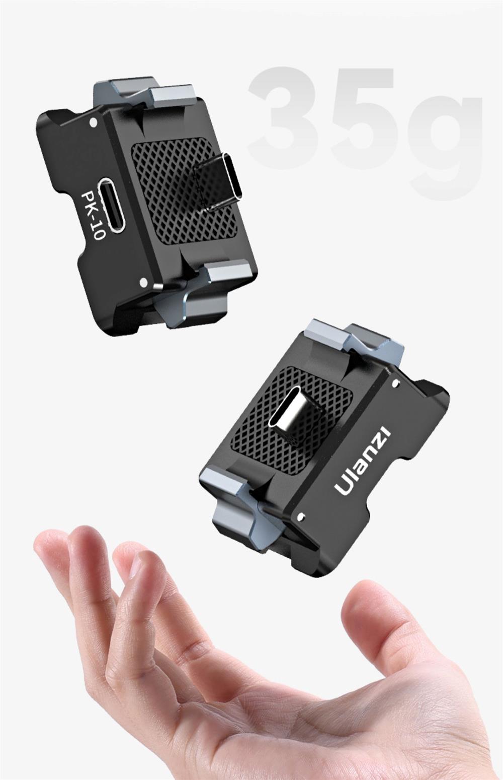 Ulanzi優籃子PK10大疆Pocket3充電拓展底座迷你小短腿三腳架桌面支架運動相機配件多功能接口轉接阿卡1/4螺口 14 O1CN01ZoteMG1bqNXshn6E9 !!54043516