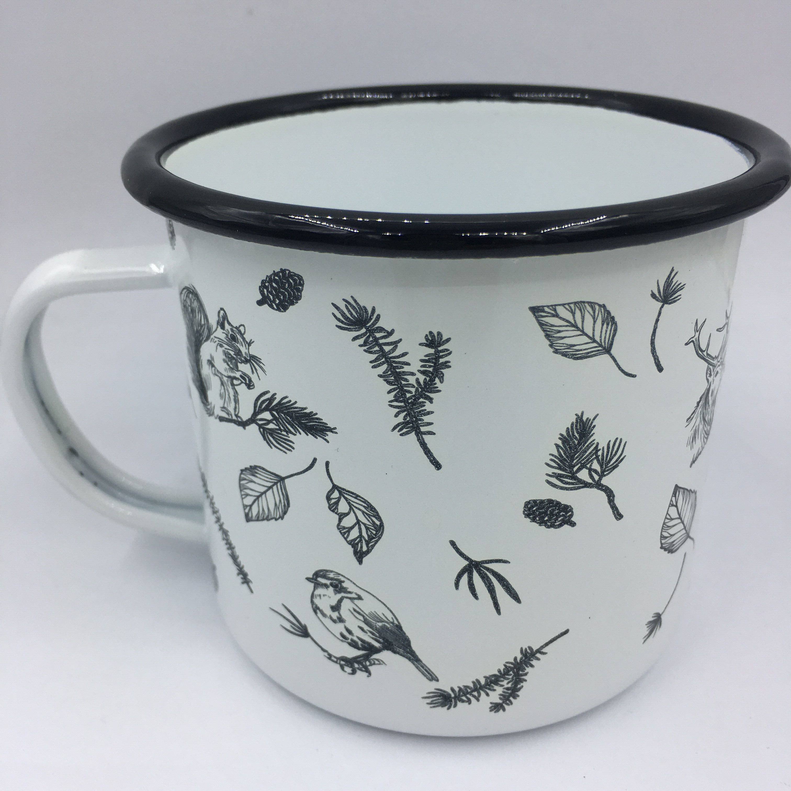Enamel cup Classic mug Beer cup Coffee cup Office accompanying cup Heating cup Water cup Milk cup Couple cup
