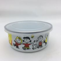  Special fresh-keeping box bowl Enamel ice bowl Snack bento enamel bowl Snoopy cartoon refrigerator fresh-keeping bowl Ruiyi pot