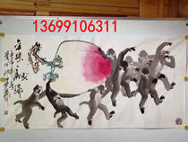 Oriental Monkey King Xu Peichens work supports group photo Video