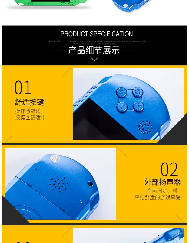 Trẻ em mát mẻ cầm tay trò chơi máy câu đố của trẻ em Contra tetris máy FC hoài cổ-bit game console cầm tay máy chơi game x12