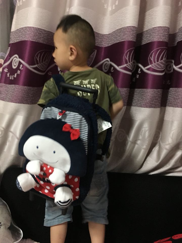 3 lần Alu và chẳng hạn như allo lugh chính hãng truy cập của trẻ em dễ thương trường hợp xe đẩy ba lô 2 với A13I6CR001 túi xách trẻ em