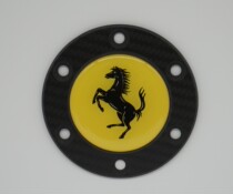 Figure Mastert Speedmagic SIMAGIC Ferrari Carbon Fiber Horn Cover Stereo LOGO