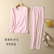 Foreign trade fabric silk wool thermal underwear ladies autumn trousers