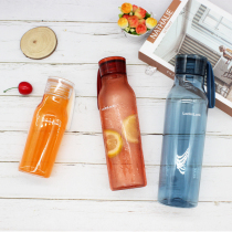 Lock lock plastic water cup Sports summer portable cup Tritan fitness male accompanying cup ins Student female